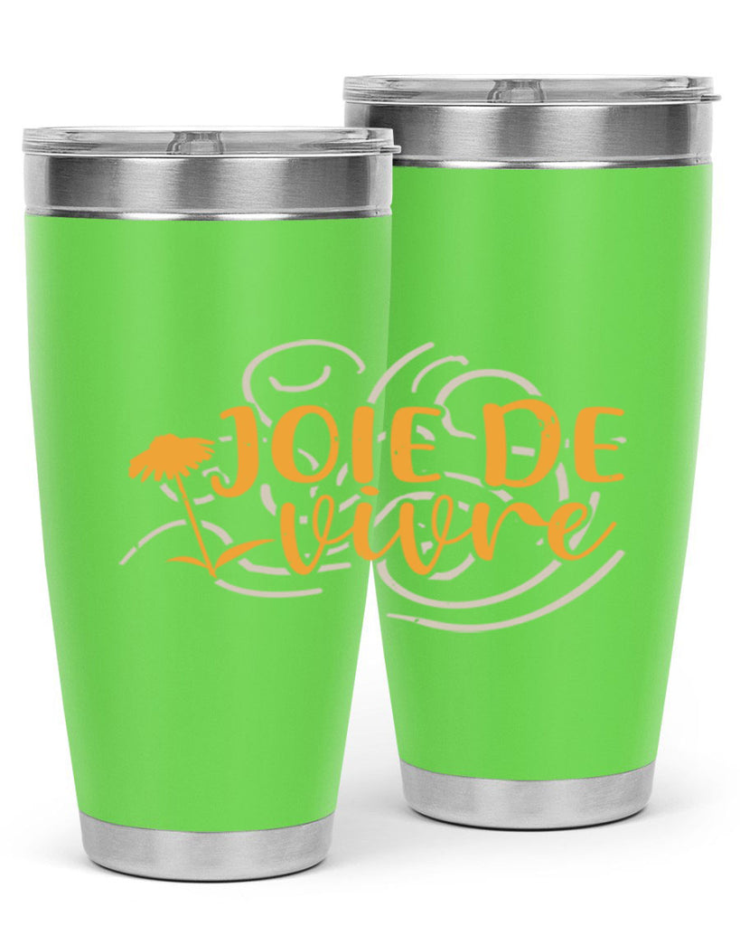 joie de vivre 57#- mardi gras- Tumbler