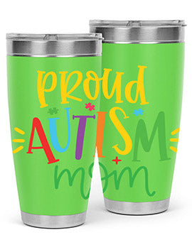 proud autism mom Style 35#- autism- Tumbler