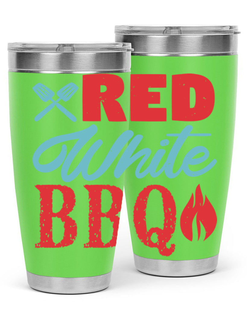 red white bbq 15#- bbq- Tumbler
