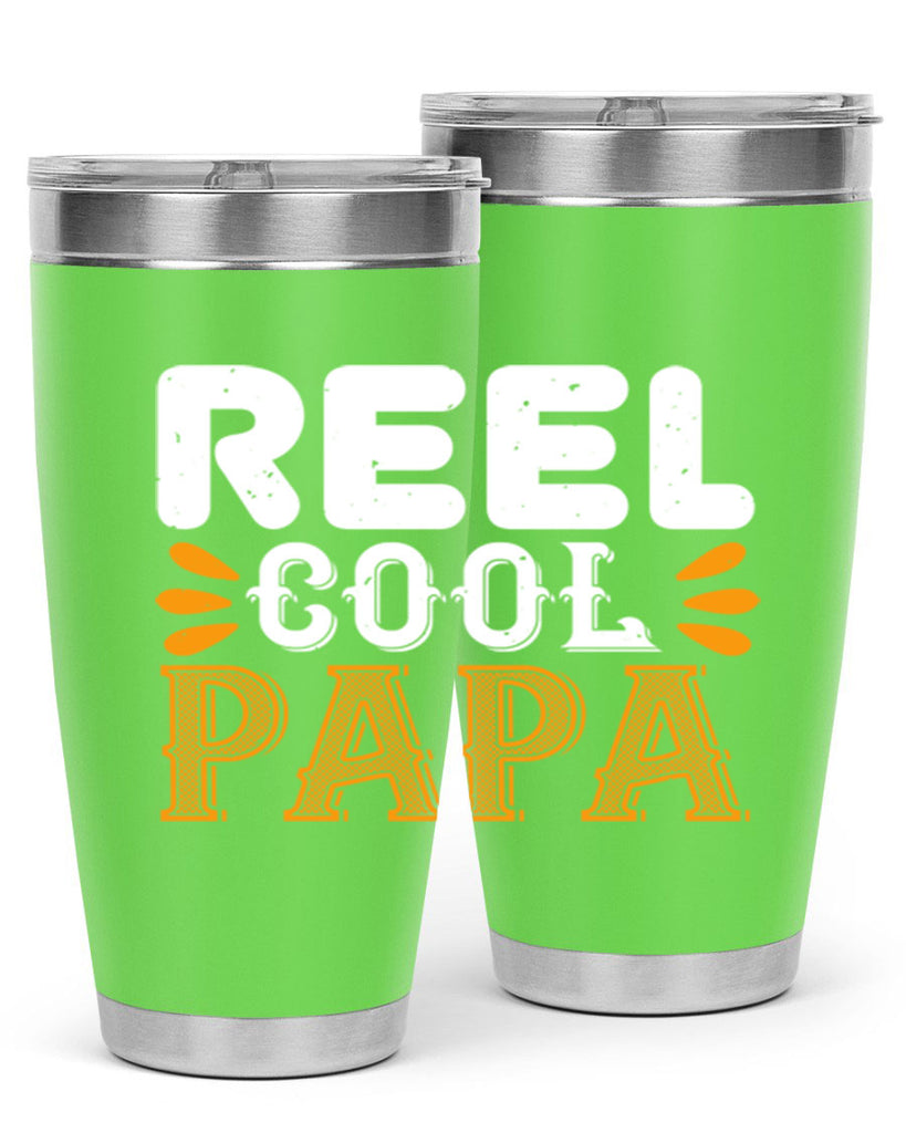 reel cool papa 12#- grandpa - papa- Tumbler