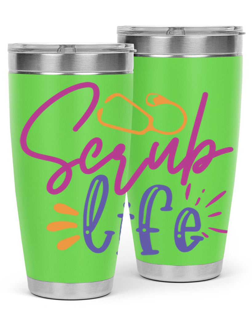 scrub life Style 351#- nurse- tumbler
