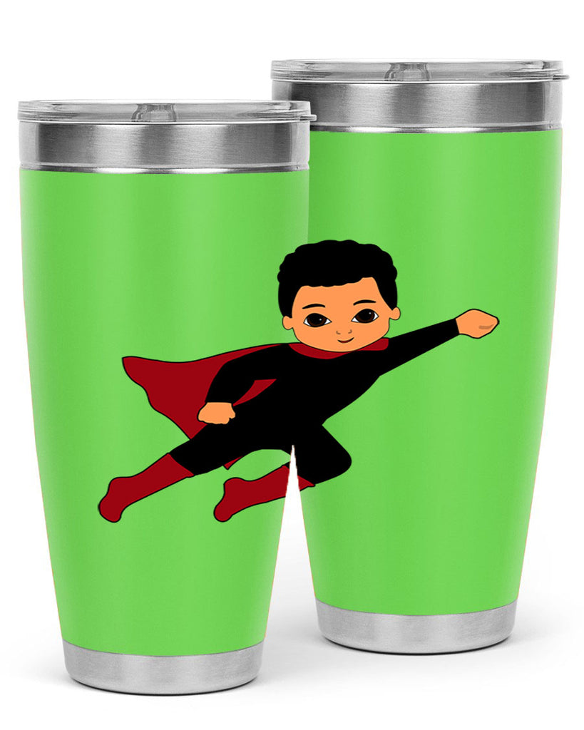 super kid 9#- black men - boys- tumbler
