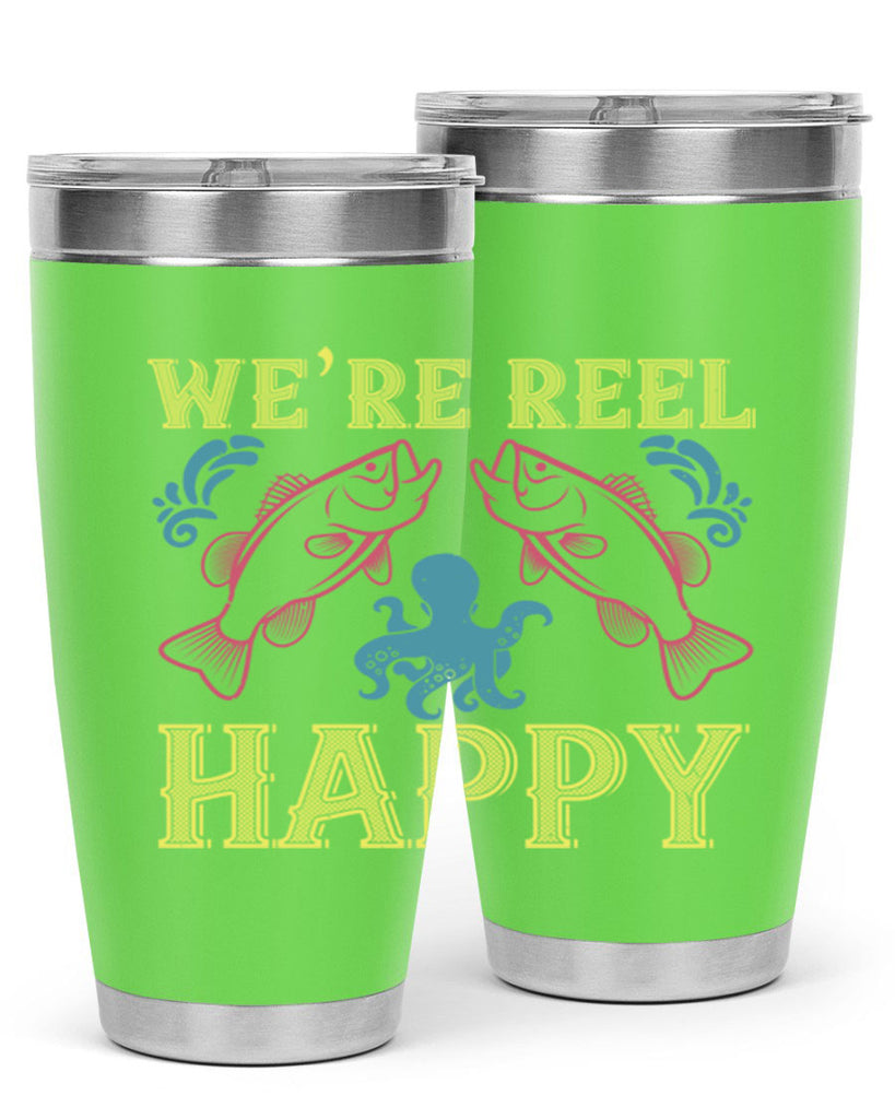 we’re reel happy 233#- fishing- Tumbler