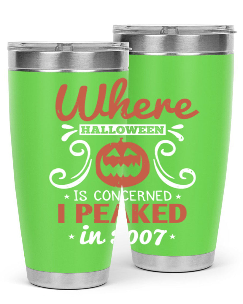 where halloween is 122#- halloween- Tumbler