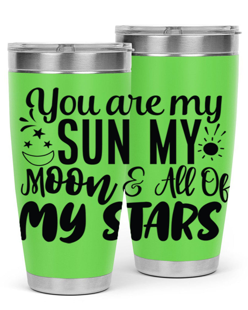 you are my sun my moon all of my stars 4#- family- Tumbler
