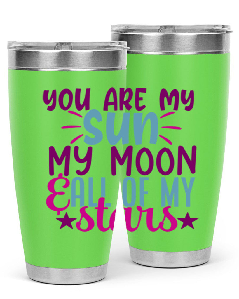 you are my sun my moon all of my stars 5#- family- Tumbler