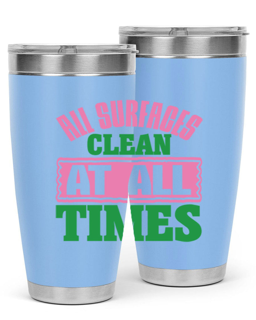 All surfaces clean at all times Style 1#- cleaner- tumbler