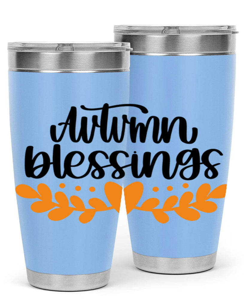 Autumn Blessings 472#- fall- Tumbler