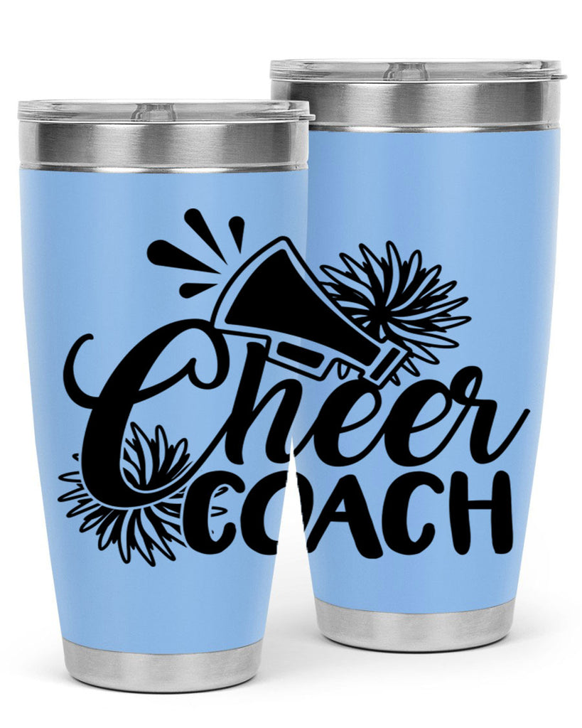 Cheer coach 1392#- cheer- Tumbler