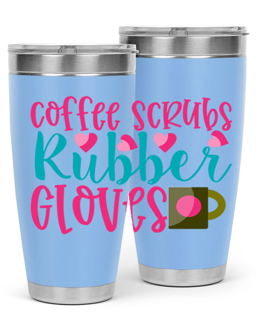 Coffee Scrubs Rubber Gloves Style Style 208#- nurse- tumbler