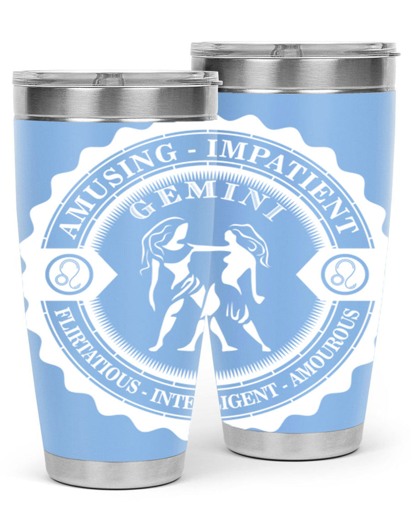 Gemini 12#- zodiac- Tumbler