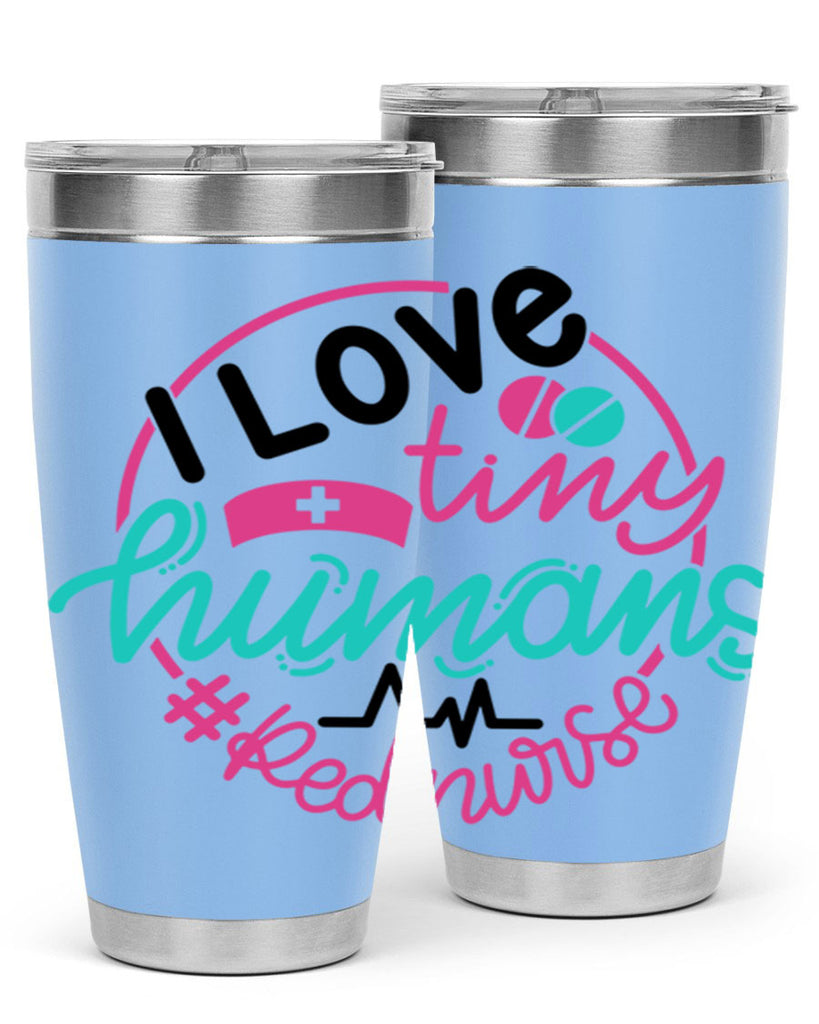 I Love Tiny Humans Red Nurse Style Style 167#- nurse- tumbler