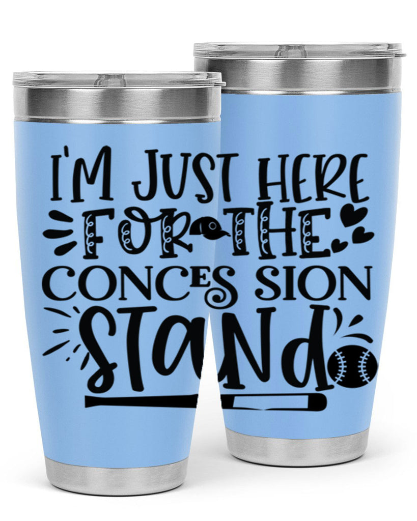 Im Just Here For the Conces sion stand 2072#- baseball- Tumbler