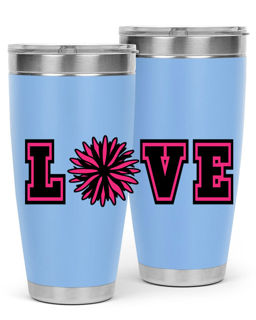 Love 694#- cheer- Tumbler