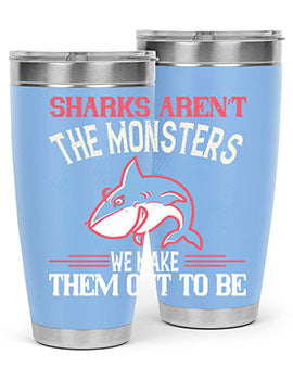 Sharks aren’t the monsters we make them out to be Style 24#- shark  fish- Tumbler