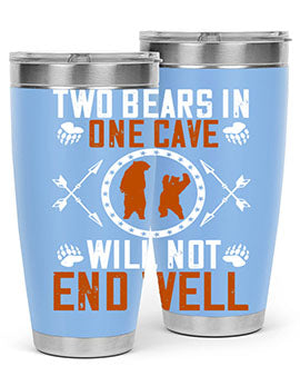 Two bears in one cave will not end well 34#- Bears- Tumbler