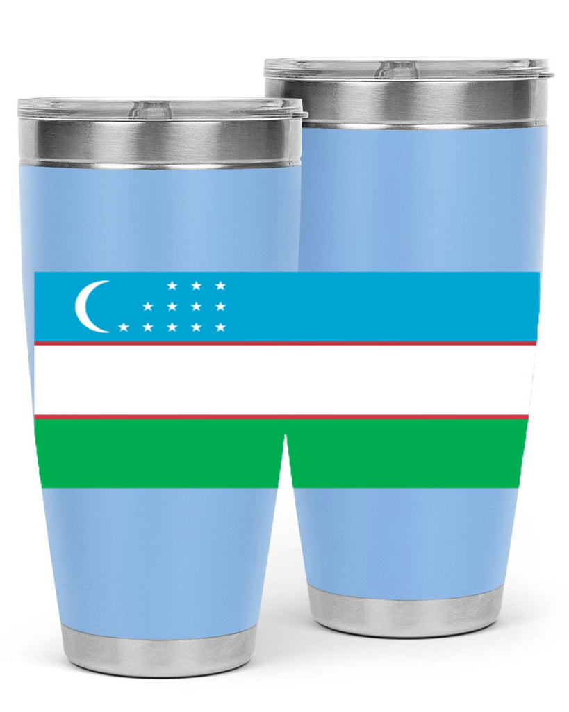 Uzbekistan 8#- world flags- Tumbler