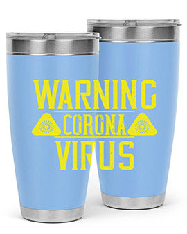 Warning Corona Virus Style 17#- corona virus- Tumbler