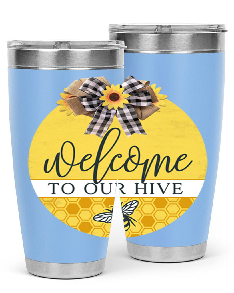 Welcome to our Hive complete yellow Mockup589#- spring- Tumbler