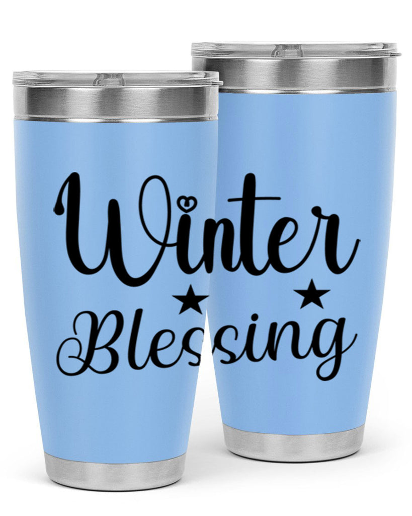 Winter Blessing 484#- winter- Tumbler