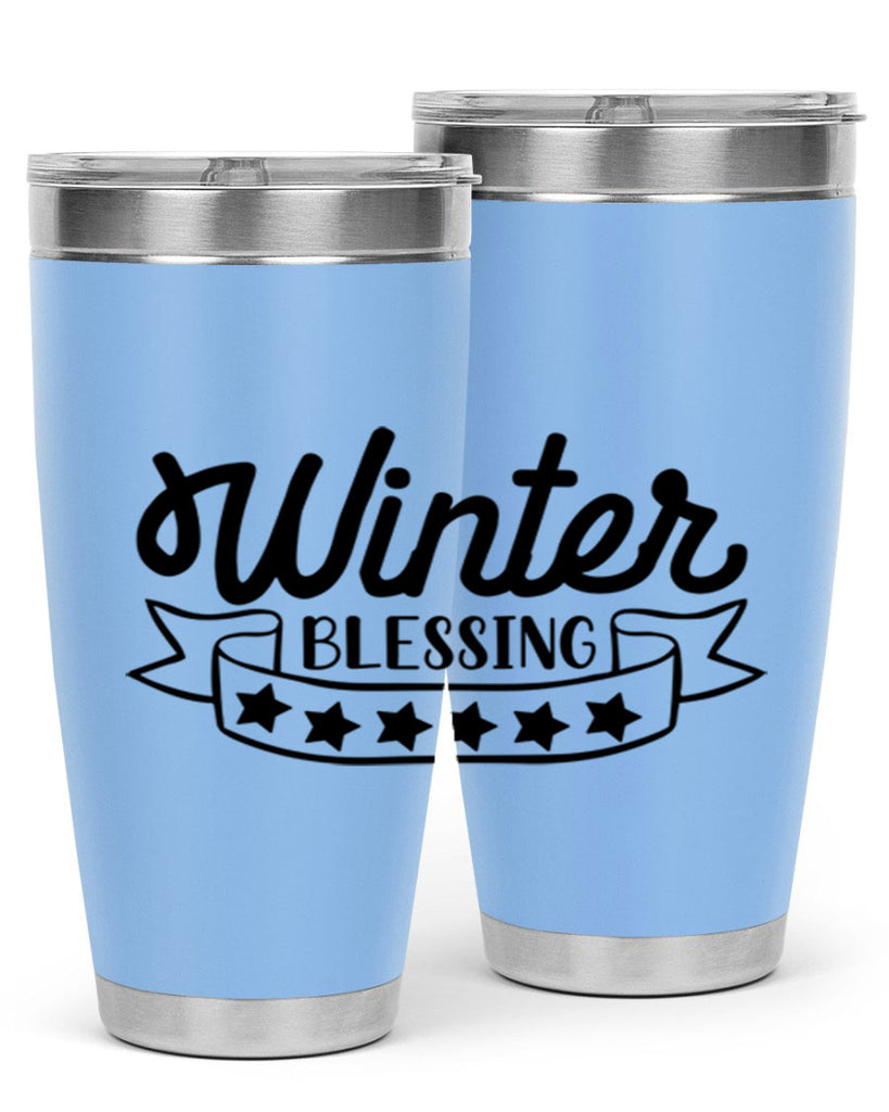 Winter Blessing 485#- winter- Tumbler