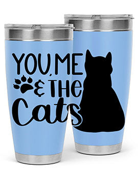 You Me The Cat Style 110#- cat- Tumbler