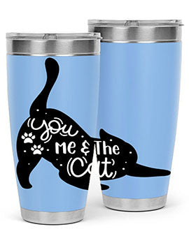 You Me The Cat Style 111#- cat- Tumbler