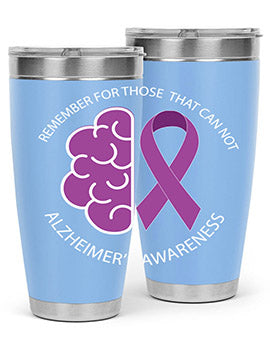 alzheimers awareness style 40#- alzheimers- Tumbler