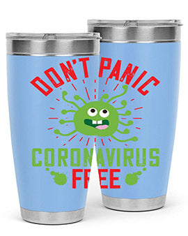 dont panic coronavirus free Style 43#- corona virus- Tumbler