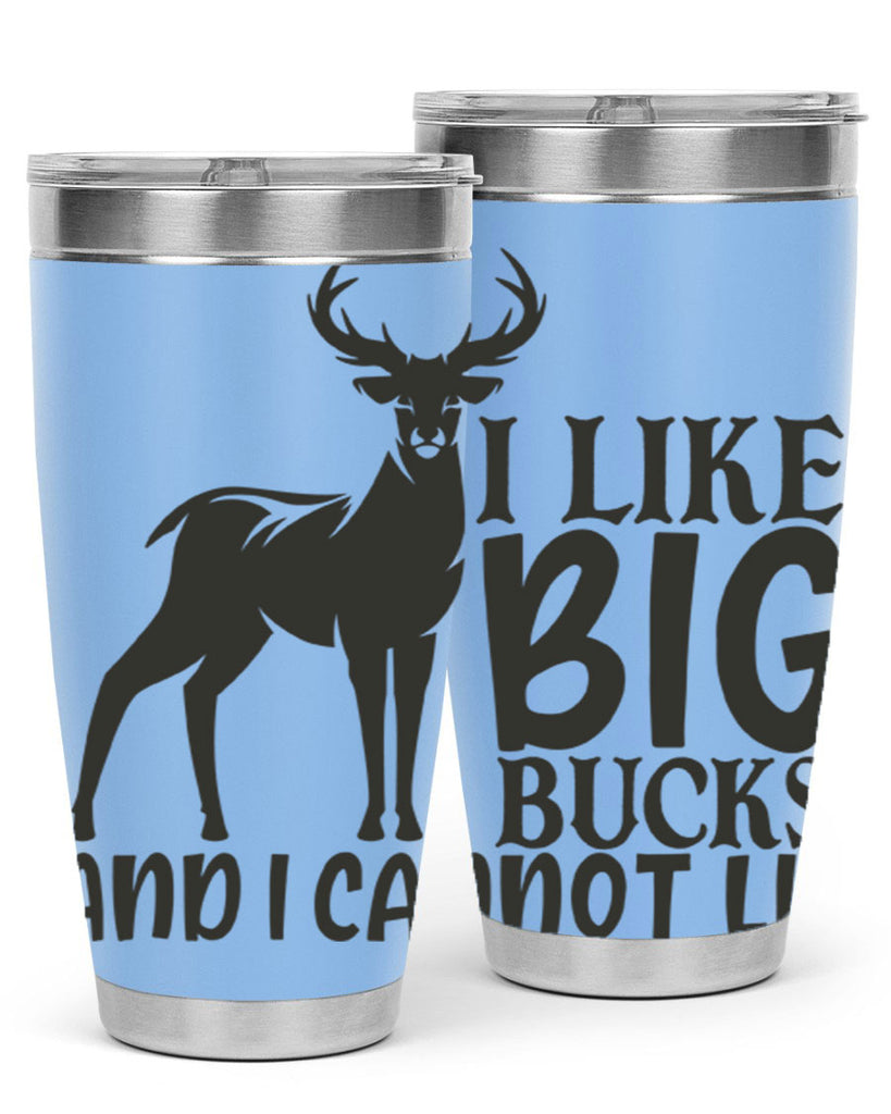 i like big bucks and i cannot lie 8#- hunting- Tumbler