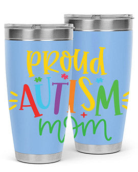 proud autism mom Style 35#- autism- Tumbler