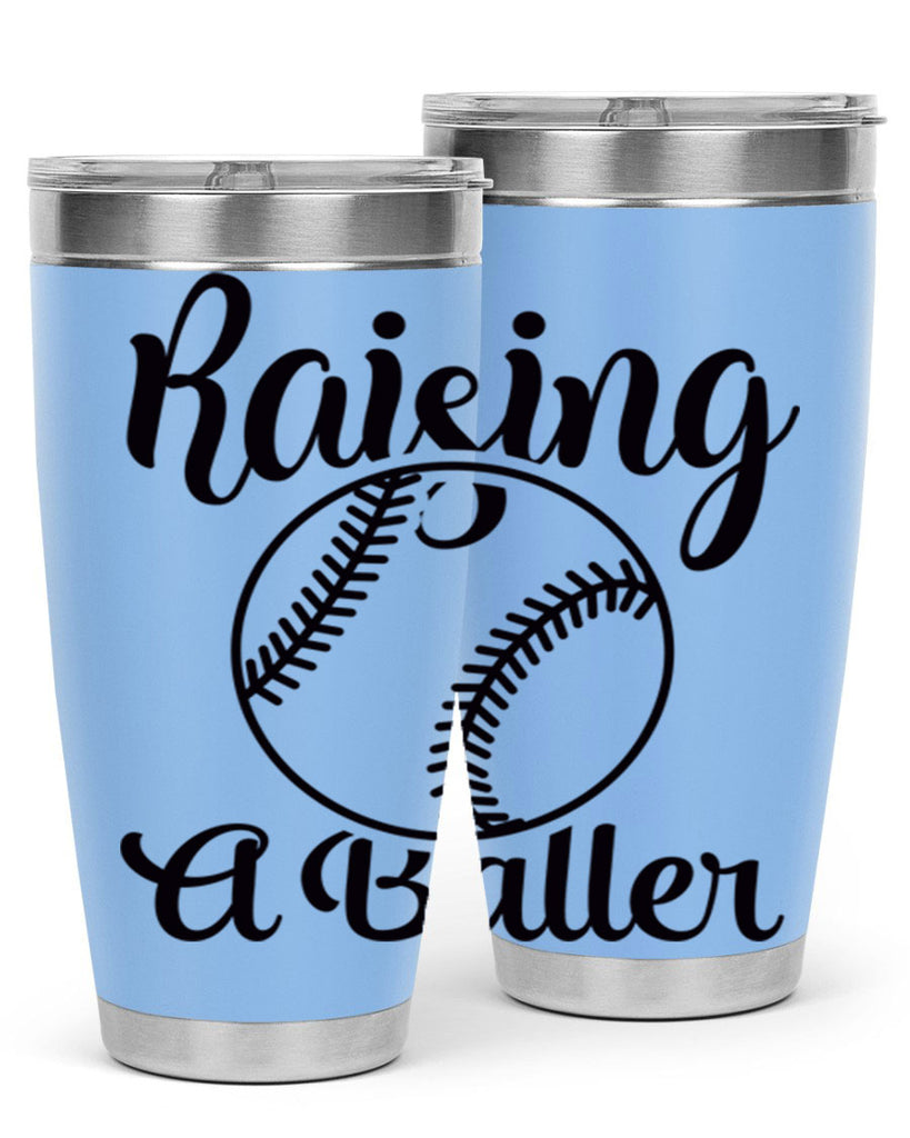 raising a baller 2277#- softball- Tumbler