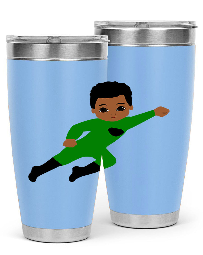 super kid 6#- black men - boys- tumbler