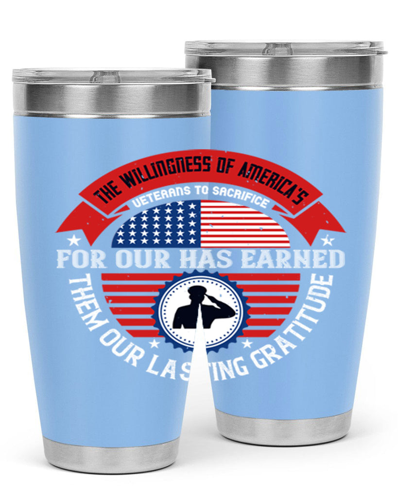 the willingness of americas 88#- Veterns Day- Tumbler