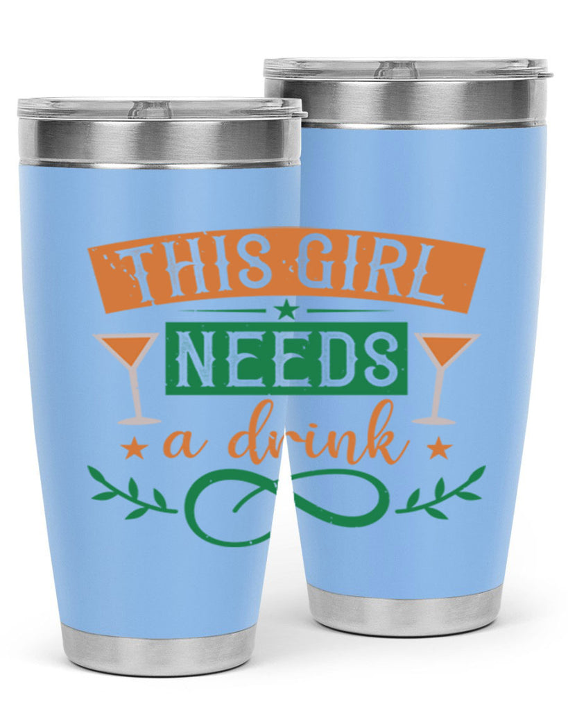this girl needs a drink 1#- mardi gras- Tumbler