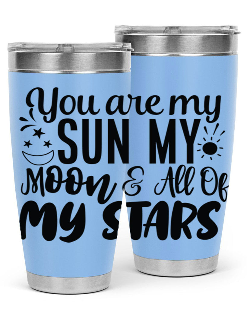 you are my sun my moon all of my stars 4#- family- Tumbler