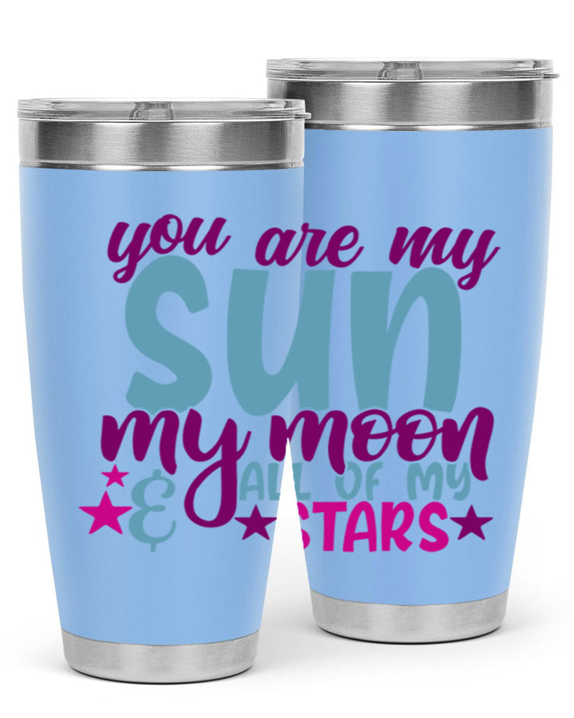 you are my sun my moon all of my stars 6#- family- Tumbler