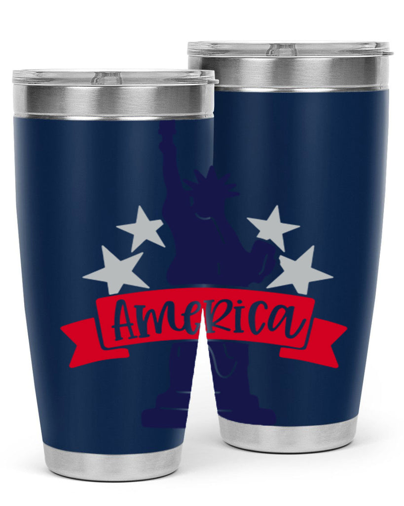 America Style 145#- Fourt Of July- Tumbler