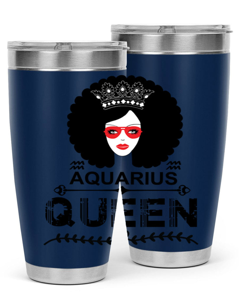Aquarius queen 75#- zodiac- Tumbler