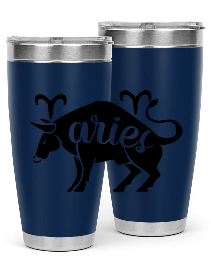 Aries 104#- zodiac- Tumbler