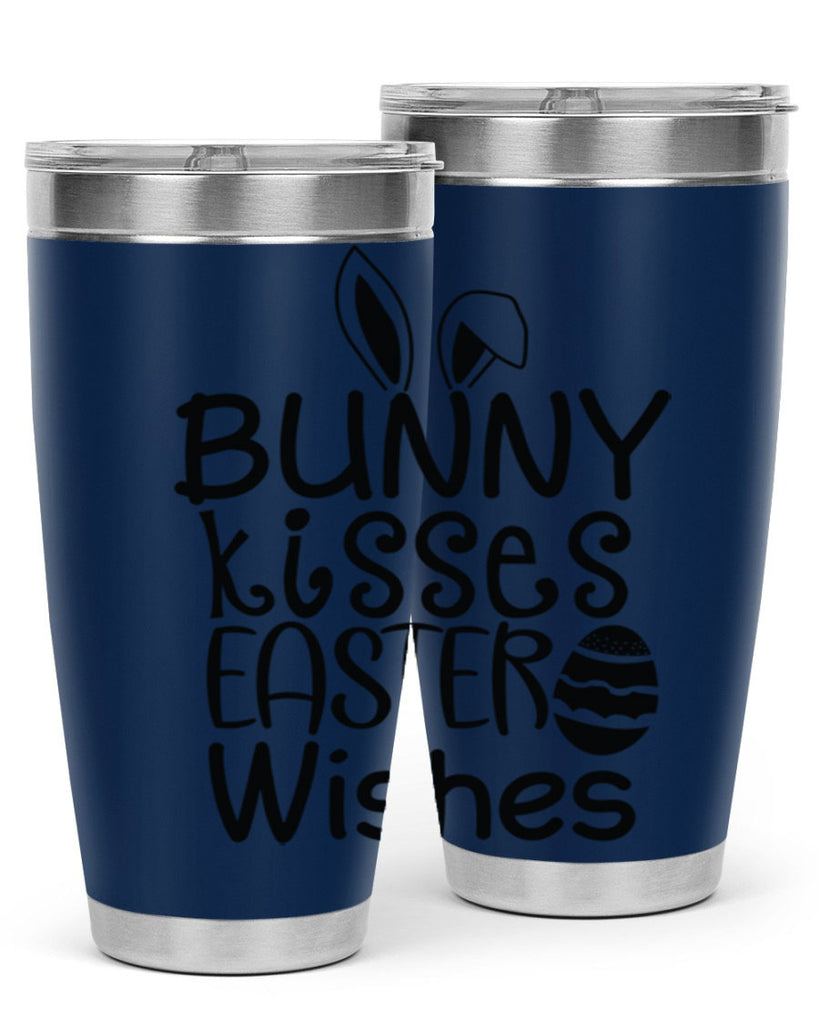 Bunny kisses easter wishes  94#- spring- Tumbler