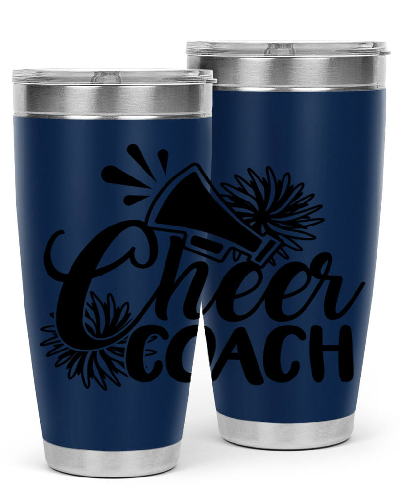 Cheer coach 1392#- cheer- Tumbler