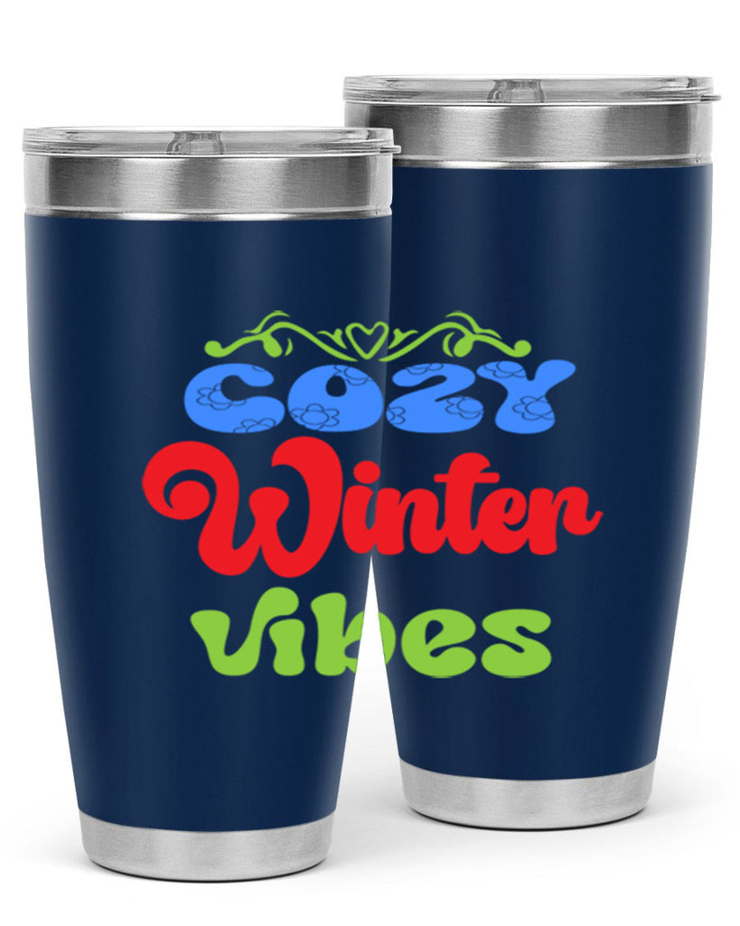 Cozy winter vibes 75#- winter- Tumbler