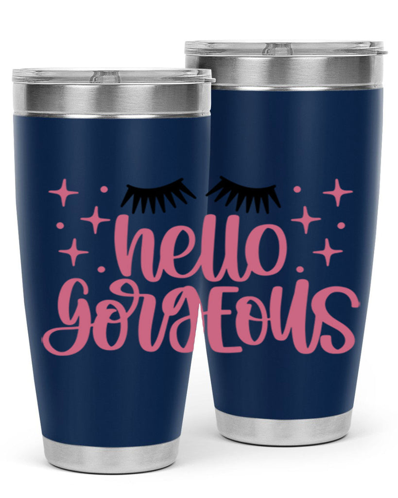 Hello Gorgeous Style 89#- make up- Tumbler