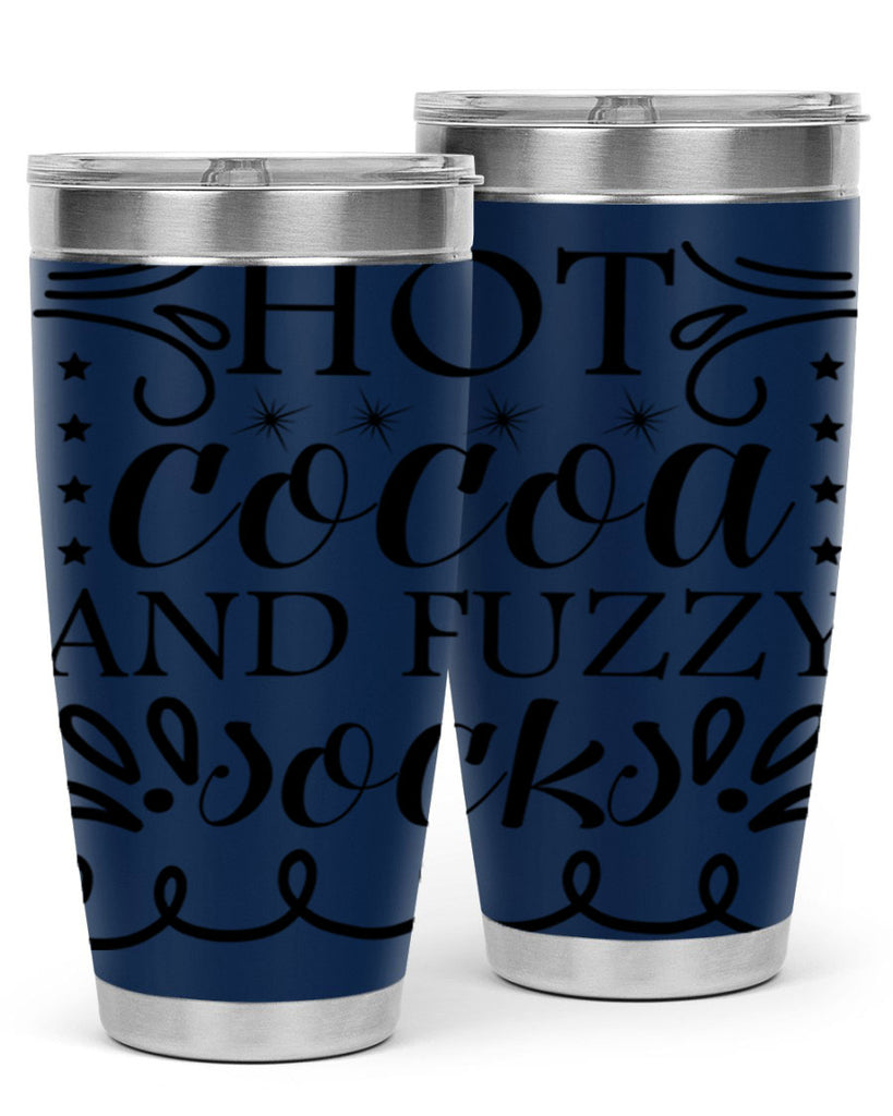 Hot Cocoa and Fuzzy Socks 217#- winter- Tumbler