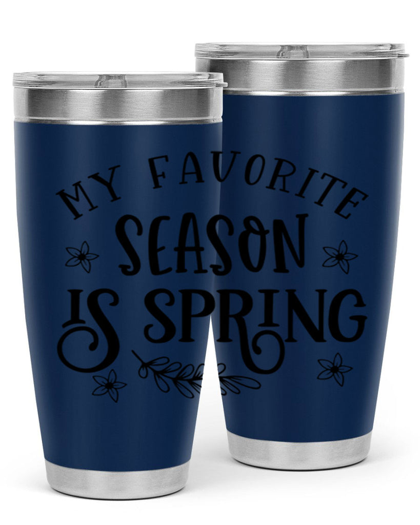 My favorite season is spring 350#- spring- Tumbler