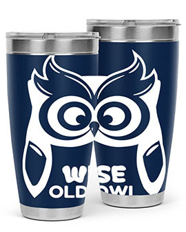 Owl Lover Wise Old Owl A TurtleRabbit 13#- owl- Tumblers