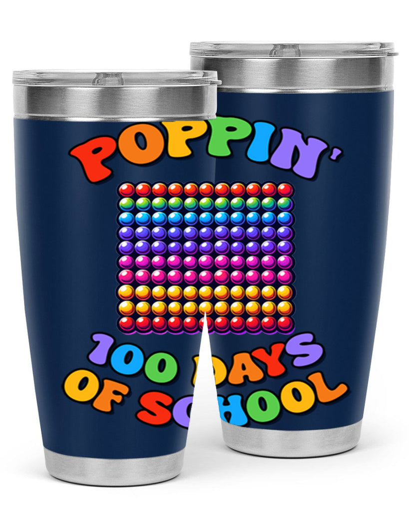 Poppin my way through PNG 54#- 100 days of school- Tumbler