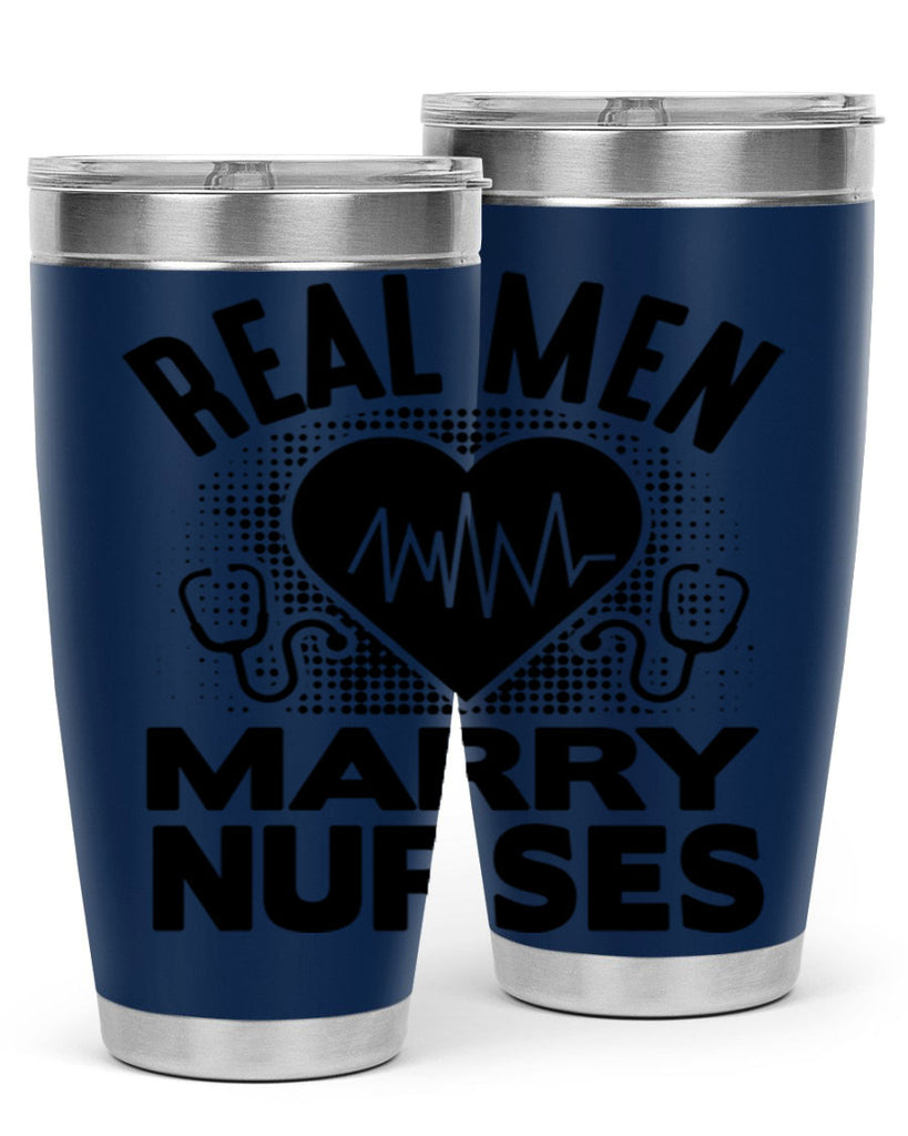 Real men Style 253#- nurse- tumbler