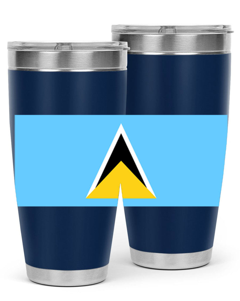 Saint Lucia 51#- world flags- Tumbler